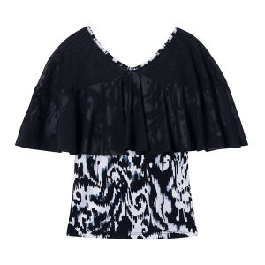 2025 New Style Dance Costume Summer Modern Dance Top Womens Latin Dance Social Dance Clothing National Standard Practice Suit