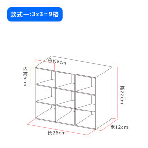Acrylic Transparent Marker Pen Holder Slanted Insert Display Stand Stationery Store Organizer Grid Rack Water-Based Pen Storage