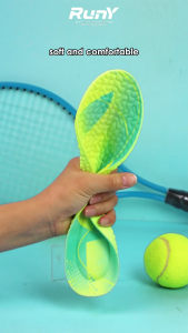 Sport Insoles Soft Elastic Running Shock-absorbing Insole Air Cushion PU Shoe Pad