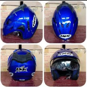 helm ink double visor original merk ajk ber sni