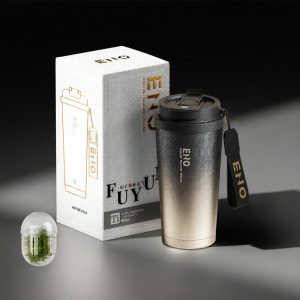 ENO | Bình Giữ Nhiệt Ống Hút Titanium Nguyên Chất Xách Tay