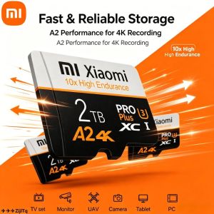 Xiaomi High Speed Memory Card 128GB / 256GB Micro TF SD Card 512GB/1TB / 2TB TF Card For Camera Surveillance Devices