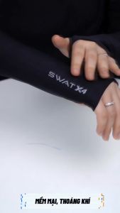 Ống tay dài chống nắng SWAT X4 bao tay che nắng co giãn thông thoáng thoải mái khi đi phượt chạy xe câu cá và các hoạt động ngoài trời