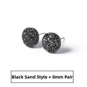 KELANXI | Stylish Black Single Ear Stud Earrings
