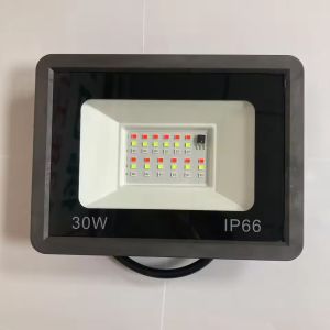 Rgb Outdoor Led Projector 220V Rgb Flood Light 10W 30W 100W 50W Waterproof Led Color Changing Rgb Spotlight Lamp Remote Control
