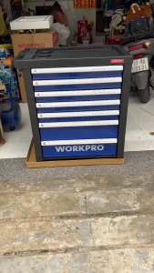 WP285002 Tủ đựng đồ nghề bánh xe kéo 7 ngăn 976 X 766 X 480mm Workpro WP285002 (7-drawer roller cabinet)