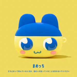 Cute Big-Eyed Cat Wireless Earphone Case with Hanging Ring with Ring Buckle Design Durable and Scratch-Resistant Suitable for AirPods 1/2/3/4 & Pro/Pro 2 Cases