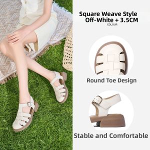 Josiny | Woven Breathable Casual Summer Roman Sandals