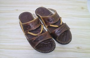 Sendal pria kulit sapi 100% sandal cowok awet kuat