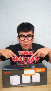 Wifi Mesh Tenda Nova MW3 - Ghép Nối Không Dây Cho Vùng Phổ Sóng Đến 300m2 - Hàng Nội địa Logo Tiếng Trung Bảo Hành 1 Năm