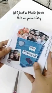 Personalized [Our Archives 2] Aesthetic Photobook - Customized Photo Album for Anniversary Birthday Couple Gift (Hardcover/Softcover)