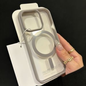 Transparent Magnetic Wireless Charging iPhone Case for Multiple Models