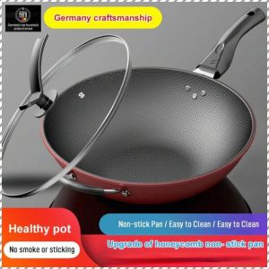 Iron Pot Temperature Control Frying Pan High Temperature Resistance Breakfast Six-layer Construction