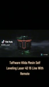 HILDA LASER LEVEL 4D 16 Line Self Leveling Garis Pakai Remot