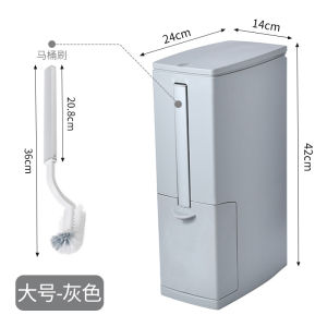 Thùng Rác Nhà Tắm Kiểu Nhật Bản Hình Chữ Nhật 11cm Có Chổi Vệ Sinh Thùng Rác Hình Chữ Nhật Kiểu Nhật Bản Có Nắp Đậy Hình Chữ Nhật