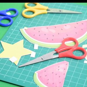 KIPPY กรรไกร 4 นิ้ว สำหรับตัดกระดาษ ขนาดพกพา สำหรับเด็ก กรรไกรเด็กตัดกระดาษ ร้านคิปปี้