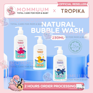 TROPIKA Natural Bubble Wash (230ml) - Gentle Natural Care For Your Little One