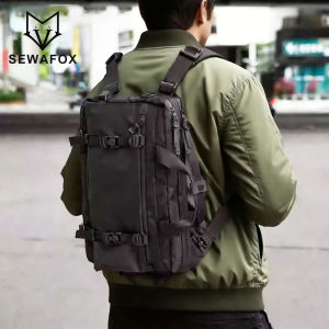 SEWAFOX | Laptop Business Casual Multi-use Backpack