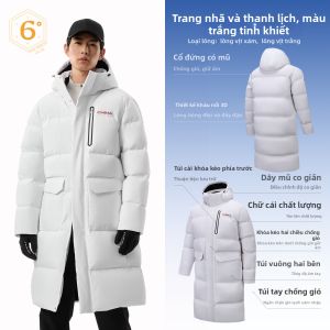 ANTA | Áo Khoác Dài Quá Gối Nam Chống Thấm Nước và Ấm Áp cho Mùa Đông