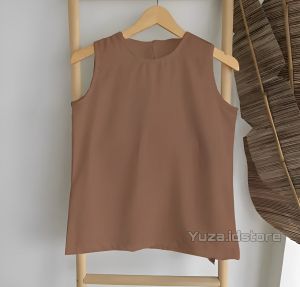 INNER SLEEVELES - DALEMAN INNER TANPA LENGAN - INNER RAYON PREMIUM L XL XXL