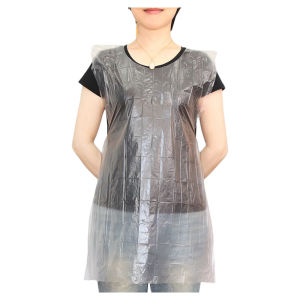 Disposable Thickened Kitchen Apron Waterproof Oilproof Non-washable for Adults And Children Easy to Wear And Remove Restaurant And Hot Pot Use