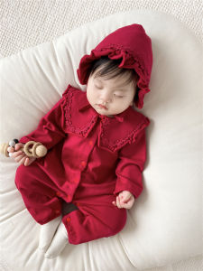 Shark | Cute Lace Collar Infants Romper for Newborns Spring and Autumn