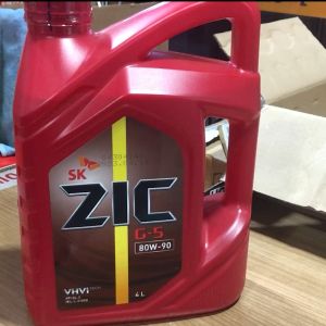น้ํามันเกียร์ สังเคราะห์ ZIC G-5 SAE 85W140 ขนาด 4 L สําหรับ รถยนต์ เกียร์ธรรมดา หรือ เกียร์กระปุก