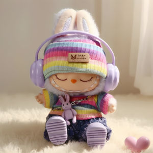 Quần Áo Búp Bê Cotton Màu Tím Ngọt Ngào Macaron 2 Quần Áo Búp Bê Labubu Cỡ 17cm Dễ Thương Dễ Xem Cho Các Bé Trai Và Bé Gái