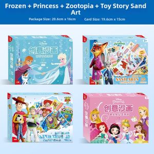 Disney | Princess Theme Sand Art DIY Craft Kit Toy