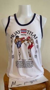 เสื้อกล้าม สกรีนลายมวยไทย