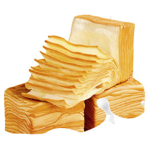 Nutritious Milk Layered Toast Hand Torn Bread Whole Box No Deoxygenated Healthy Breakfast Leisure Food Western Pastries