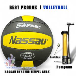 Bola Voli Volley Murah Nassau Dynamic Gratis Pompaan Dan Jaring Pres Tempel Anak Volley Outdoor