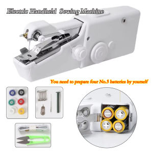 Home Electric Sewing Machine Mini Handheld Automatic Sewing Machine DIY Manual Tailoring Tool