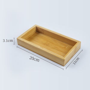 Khay Đựng Đồ Ăn Bằng Gỗ Nguyên Liệu Tre Dài Hình Chữ Nhật Phong Cách Tươi Mới Dùng Trong Gia Đình Nướng Thịt Bò Và Chân Cừu
