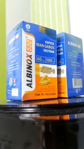 Albinox 500 Ekstrak Ikan Gabus - Kapsul Penyembuhan Luka/Golongan Diabetes 60 Kapsul