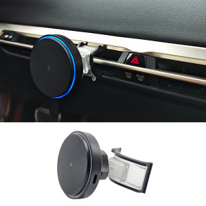 For BMW IX 2026 2025 2024 2023 2022 Car Center Console AC Vents Phone Holder Magnetic Wireless Charger Stand Trim Accessories