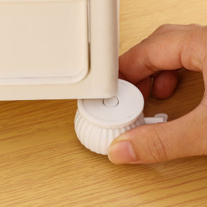 4PCS Self Adhesive 360° Swivel Furniture Caster Double Bearing Universal Wheel Wheel with Brake Household Base Roller