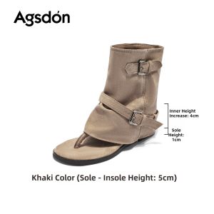 Agsdon | Elevating Breathable Western Ankle Boots
