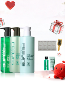 Feeling | Bộ Dầu Gội & Dưỡng Chống Dầu Mát Lạnh Hương bạc hà