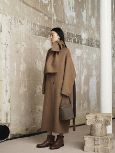 ICICLE | Wool Silk Double-sided Womens Coat Scarf