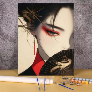 Adult Digital Oil Painting DIY Kit Hand-painted Oil Painting Frameless Digital Coloring By Numbers on Canvas Home Decoration