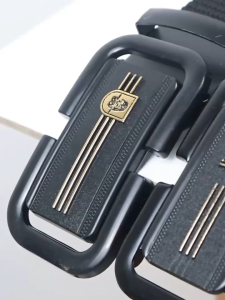 Ikat Pinggang Gesper Sabuk Belt Casual Bahan Nylon Kanvas Metal Besi Keren Elegan