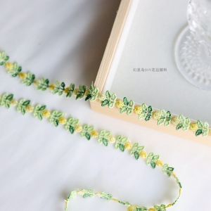 Vải Thêu Ren Tan Trong Nước Màu Vàng Cao Cấp Cho Váy Và Áo Choàng Thủ Công Trang Trí