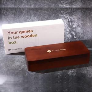 High-end For Steam Deck Anti-drop Shockproof Exquisite Wooden Magnetic Hard Storage Table Box Unique Style Storage Holder Case
