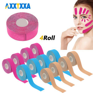 4 Roll Facial Myofascial Lift Tape Anti-Wrinkle Tape for Skin Firming Toning & Tightening Anti-Freeze Stickers Kinesiology Tap