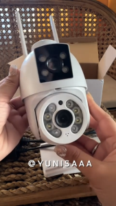 V380 PRO BP3 4K 6MP Dual Lens CCTV Camera Outdoor Waterproof 360° PTZ Control CCTV Connect To Cellphone night vlslon Two way audlo Al Huaman Detect security CCTV Camera ﻿ ﻿