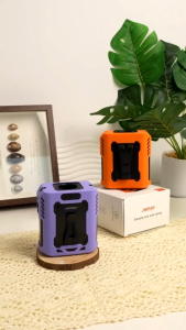 Jamay Portable Waist Fan with 5 Speeds 6000mAh Rechargeable Battery LED Light and Power Bank F19