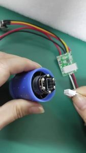 DC motor 12V/24V high-speed brushless turbine  diameter 28.8mm   for long-term operation separated electric controlled fan