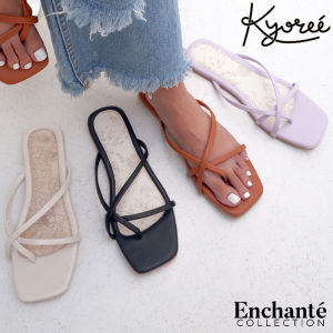 Kyoree Iris Sandal Flat Wanita - Sandal Printing