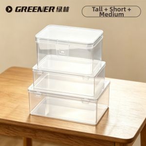 Screw and Hardware Part Storage Box Transparent Plastic